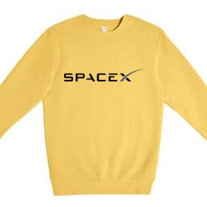 Space X Logo Premium Crewneck Sweatshirt