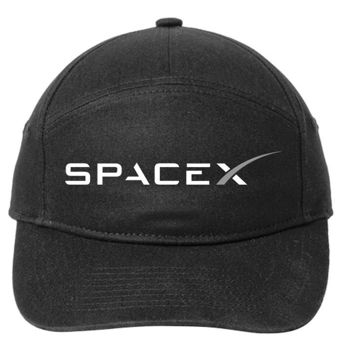 Space X Logo 7-Panel Snapback Hat