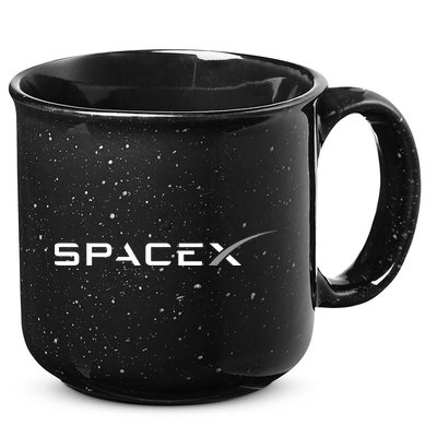 Space X Logo 15oz Campfire Ceramic Mug