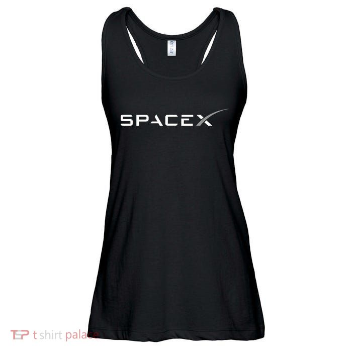 Space X Logo Ladies Essential Flowy Tank