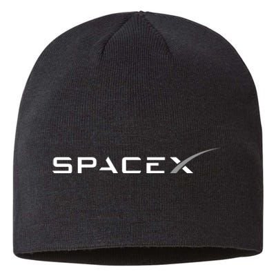 Space X Logo Sustainable Beanie