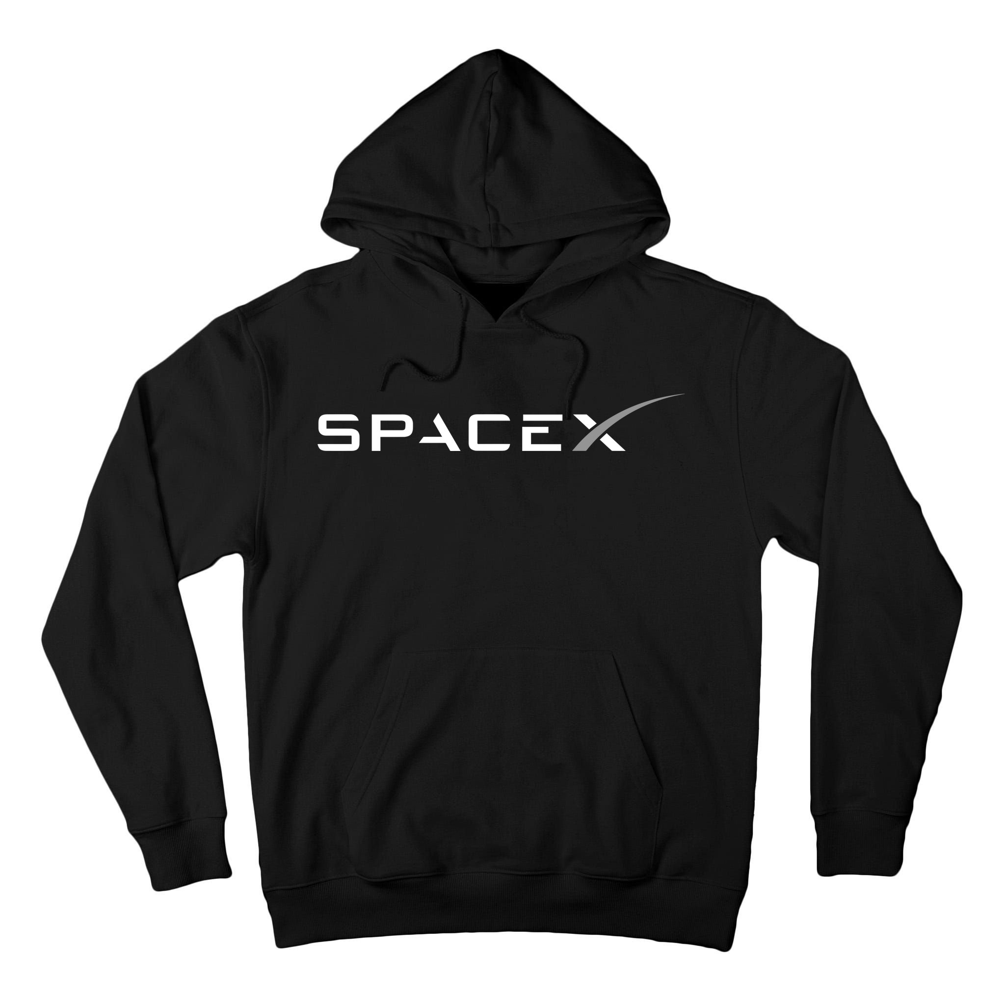 Space X Logo Tall Hoodie