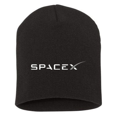 Space X Logo Short Acrylic Beanie