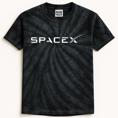 Space X Logo Kids Tie-Dye T-Shirt