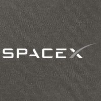 Space X Logo Cotton Canvas Backpack