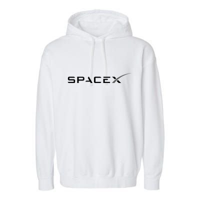 Space X Logo Garment-Dyed Fleece Hoodie