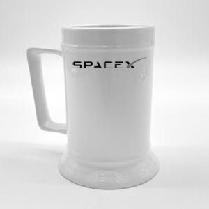 Space X Logo Beer Stein