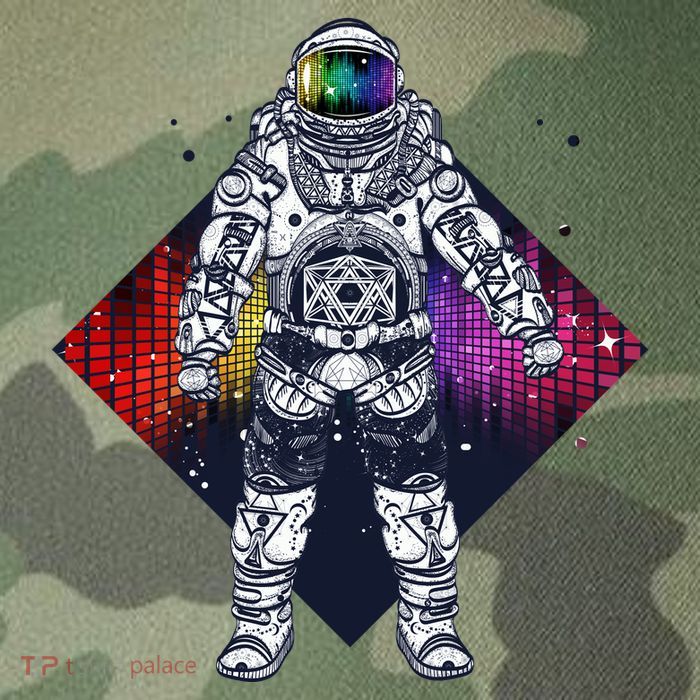 Spaceman Levels Legacy Tie Dye Trucker Hat
