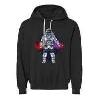 Spaceman Levels Garment-Dyed Fleece Hoodie