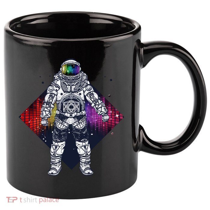 Spaceman Levels 11oz C Handle Ceramic Mug