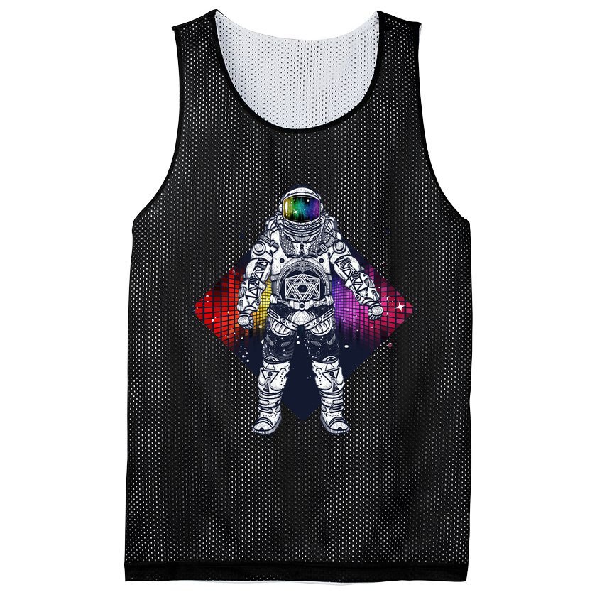 Spaceman Levels Mesh Reversible Basketball Jersey Tank