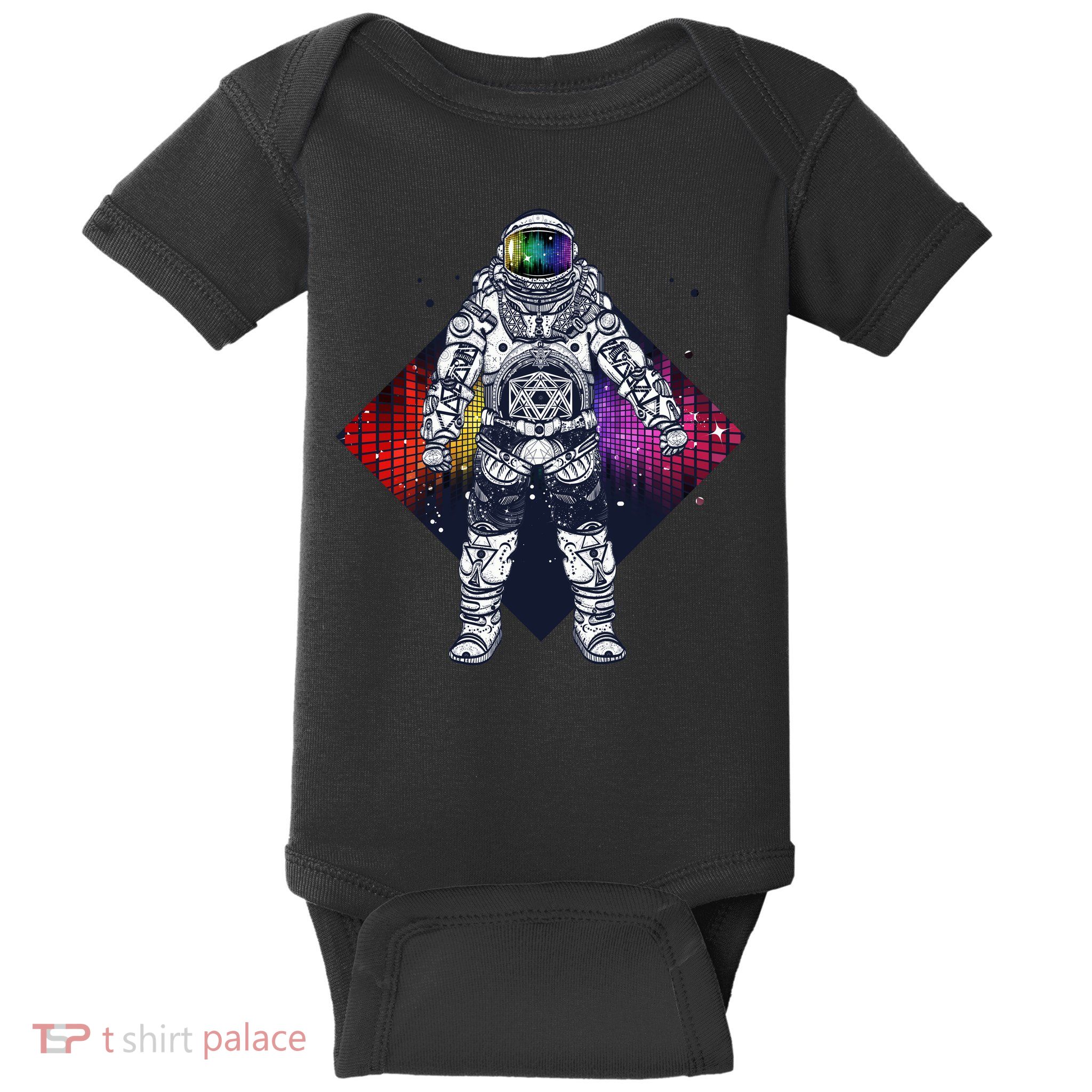 Spaceman Levels Baby Bodysuit