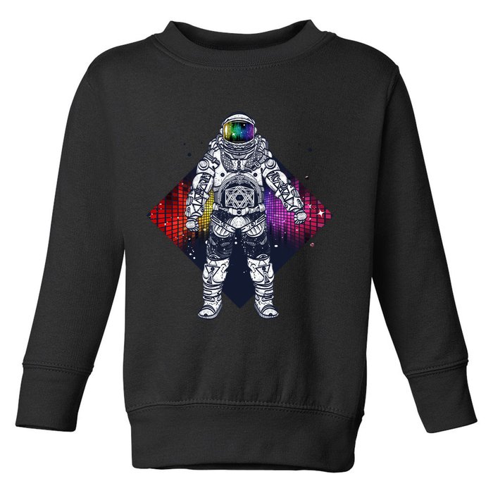 Spaceman Levels Toddler Sweatshirt