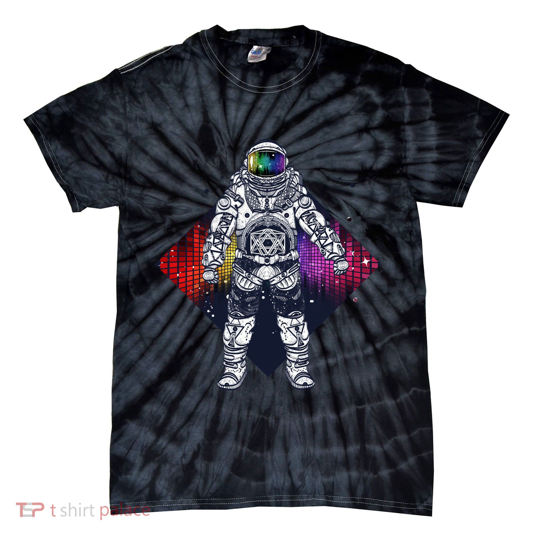 Spaceman Levels Tie-Dye T-Shirt