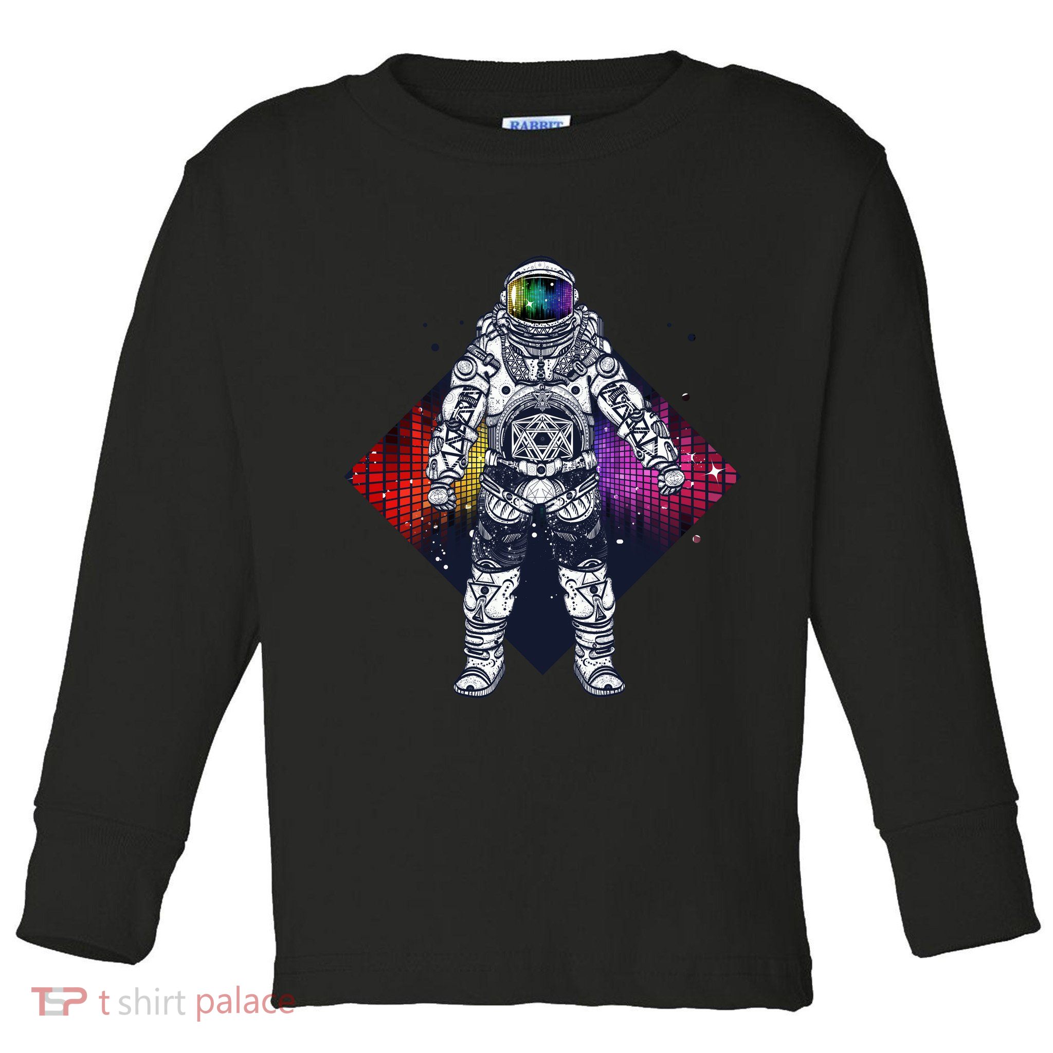 Spaceman Levels Toddler Long Sleeve Shirt