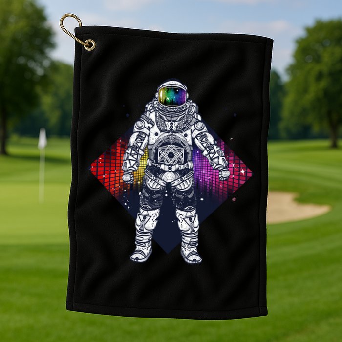 Spaceman Levels Golf Towel
