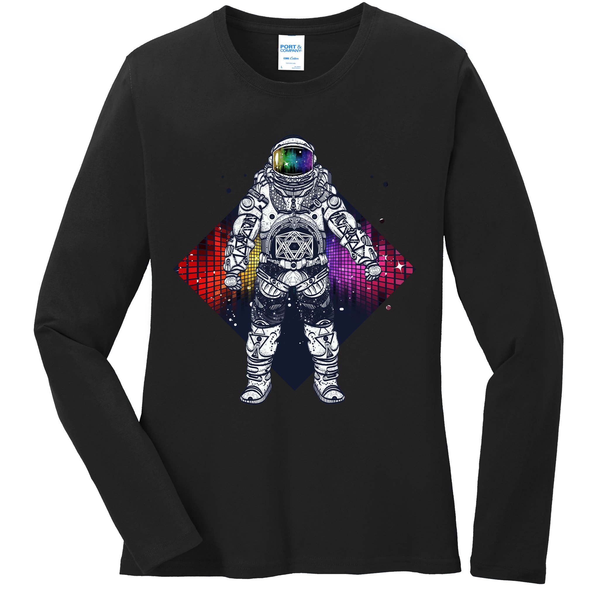 Spaceman Levels Ladies Long Sleeve Shirt