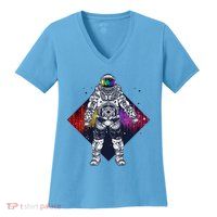 Spaceman Levels Women's V-Neck T-Shirt