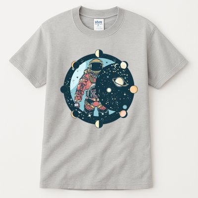Spaceman Moon Cycle Tall T-Shirt
