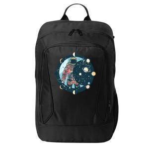 Spaceman Moon Cycle City Backpack