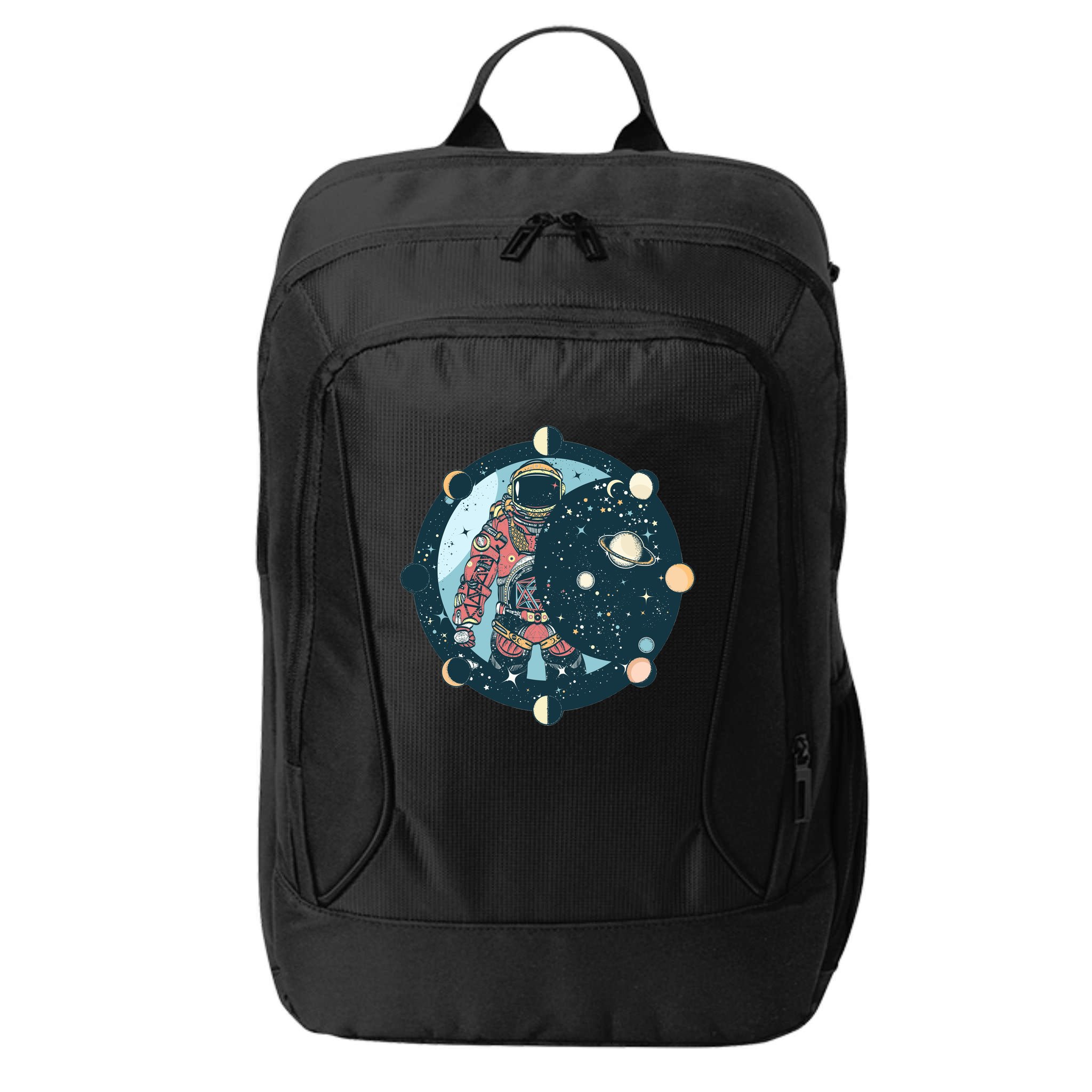 Spaceman Moon Cycle City Backpack