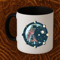 Spaceman Moon Cycle Mug