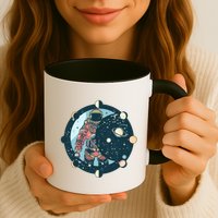 Spaceman Moon Cycle Mug
