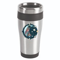 Spaceman Moon Cycle 16oz Travel Tumbler