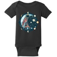 Spaceman Moon Cycle Baby Bodysuit