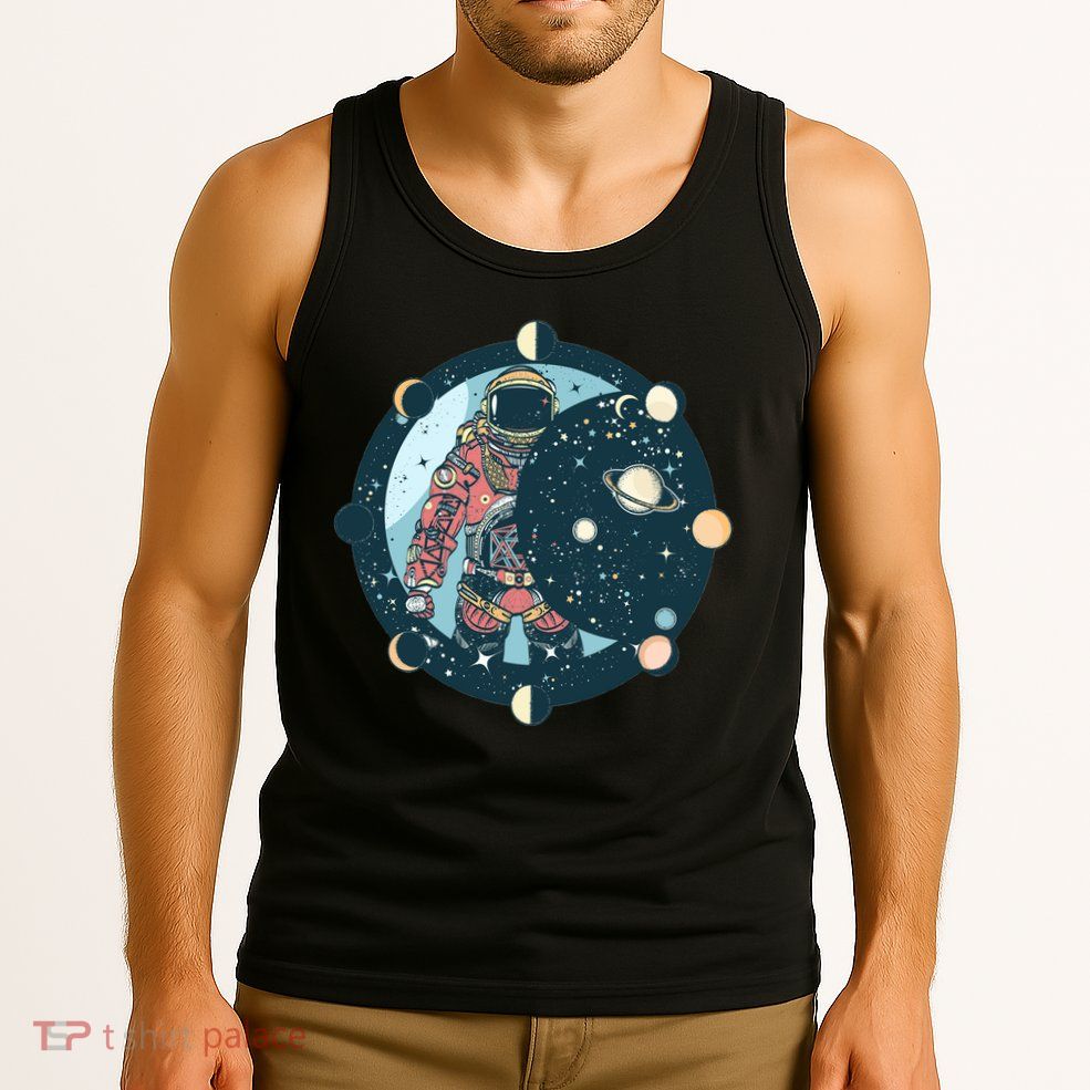 Spaceman Moon Cycle Tank Top