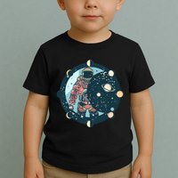 Spaceman Moon Cycle Toddler T-Shirt