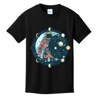 Spaceman Moon Cycle Kids T-Shirt