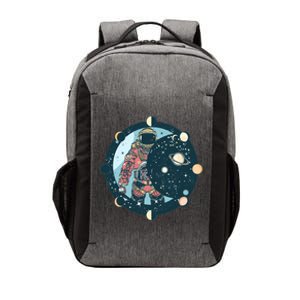 Spaceman Moon Cycle Vector Backpack