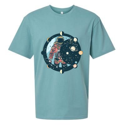 Spaceman Moon Cycle Sueded Cloud Jersey T-Shirt