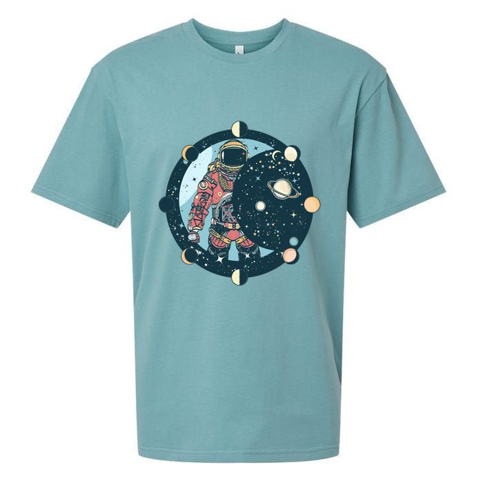 Spaceman Moon Cycle Sueded Cloud Jersey T-Shirt