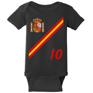 Spain Soccer Jersey Espana Barcelona Madrid Baby Bodysuit