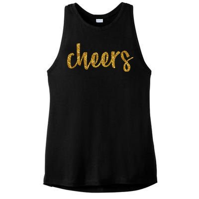 Cheers Party Ladies PosiCharge Tri-Blend Wicking Tank