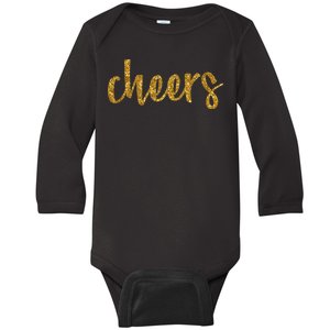 Cheers Party Baby Long Sleeve Bodysuit