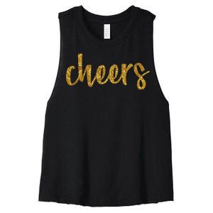 Cheers Party Women's Racerback Cropped Tank