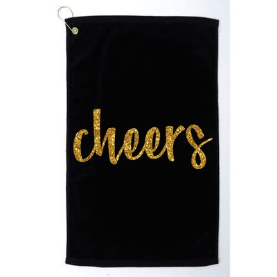 Cheers Party Platinum Collection Golf Towel