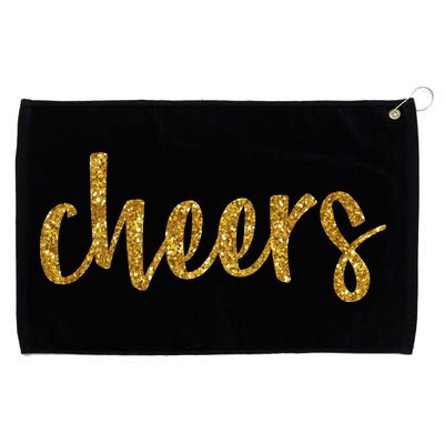 Cheers Party Grommeted Golf Towel