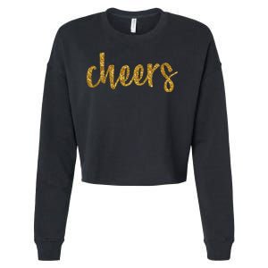 Cheers Party Cropped Pullover Crew