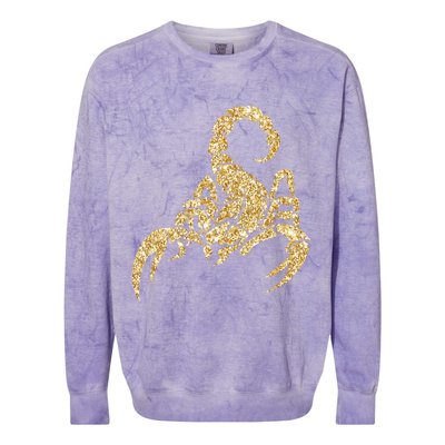 Sparkly Scorpion  Colorblast Crewneck Sweatshirt