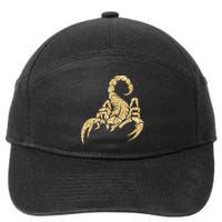 Sparkly Scorpion  7-Panel Snapback Hat
