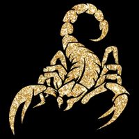 Sparkly Scorpion  7-Panel Snapback Hat