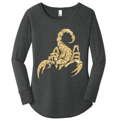 Sparkly Scorpion  Women's Perfect Tri Tunic Long Sleeve Shirt