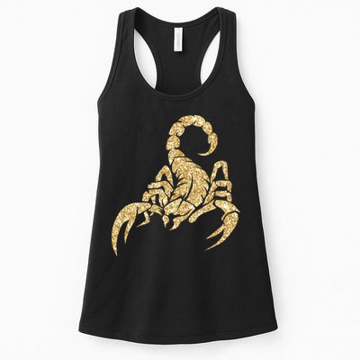 Sparkly Scorpion  Womens Tank Top