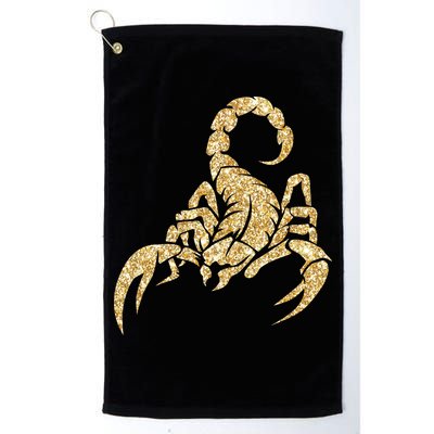 Sparkly Scorpion  Golf Towel