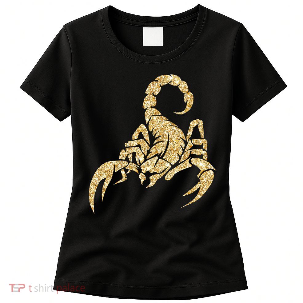 Sparkly Scorpion  Womens T-Shirt