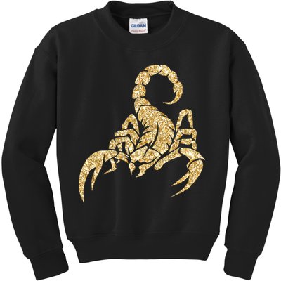 Sparkly Scorpion  Kids Sweatshirt